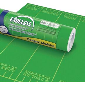 Fadeless Bulletin Board Paper, Fade-Resistant Paper for Classroom Decor, 48" x 12’, Team Sports, 1 Roll