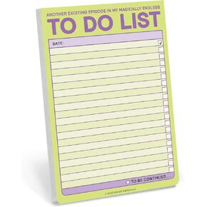 1-Count Knock Knock My Magically Endless to Do List Sticky Note - Great Big Sticky Notes to Do List Note Pad & Funny Daily Planner Pad, 4 x 6-Inches Each