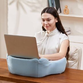Laptop Stand, Lap Desk, Laptop Pillow for Lap, Arm Rest Pillow, Gaming Pillow for Reading, Working, Gaming in Bed Couch