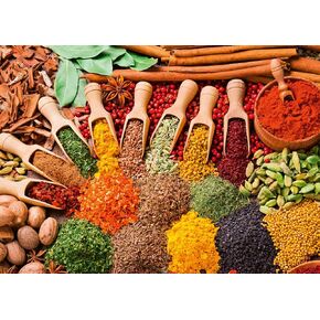 Ravensburger - Spices & Herbs - 1000 Piece Jigsaw Puzzle - Enticing, Vibrant Spices from Around The Globe - Fresh, Dried, Powdered Herbs - Ideal Gift - Frameable Art - Puzzles for Adults