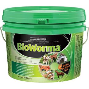 Pasture Dewormer for Grazing Livestock, Pasture Dewormer for Horses and Cattle, Natural Solution with Biological Control, 15 lbs