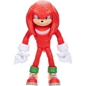 Sonic The Hedgehog Sonic 3 Movie Action Figures 5-Inch Knuckles Collector Toy Figure, Highly Articulated for Boys Girls - Officially Licensed 3 Movie Product