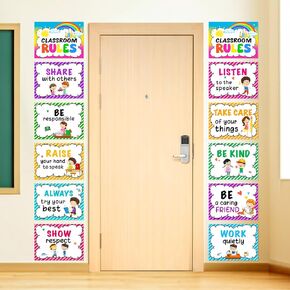 Sereliy 14PCS Classroom Welcome Posters, Welcome to Learn Positive Poster for Kindergarten Primary Classroom Bulletin Board Decorations (Learn)