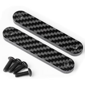 2Pcs Carbon Fiber Roof Rails for ARR-ma 1/7 Infraction 6S BLX V2 Upgrade Part