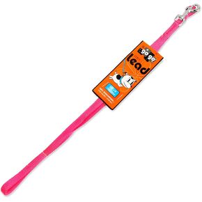 GOGO Pet Products 3/8-Inch Wide Comfy Nylon Dog Leash, 6-Feet Long, Pink