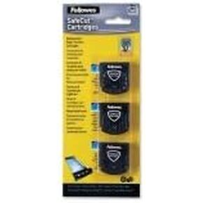Fellowes 5411304 Replacement SAFECUT Blade CARTRIDGES - 3PK Assorted