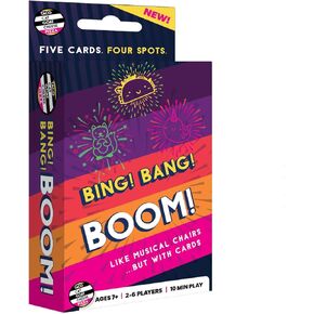 Bing Bang Boom Hilariously Fun Card Game for Family Game Night by Taco Cat Goat Cheese Pizza | Easy to Learn and Play with Fast 10 Minute Rounds | Fun for Kids, Teens, and Adults | 2 - 6 Players