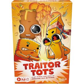 Hasbro Gaming Traitor Tots Card Game | Explosive Potato Party Card Game for Families and Adults | 3 to 10 Players | 25 Mins. Average | Indoor Summer Activities | Ages 8+