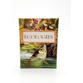 Ecologies Card Game - Use Science to Build Food Webs in 7 Biomes - Beautiful Vintage Nature Art for The Classroom or Game Night