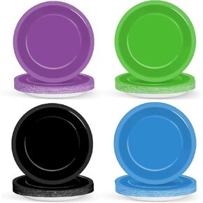48PCS Basketball Party Supplies Basketball Disposable Paper Plates 7" Cake Dessert Tableware Dinnerware Set Sports Theme Decorations Basketballs Table Decor for Teenager Kids Boys Team Birthday Favor