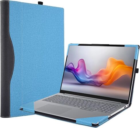 Laptop Case Cover for Lenovo ThinkBook 16 G8 IRL / G7 IML ARP for ThinkBook 16 G6 IRL ABP [Do Check Model] Detachable Notebook Sleeve Bag PU Accessories with Heat Dissipation Hole (Light Blue) in Saudi Arabia