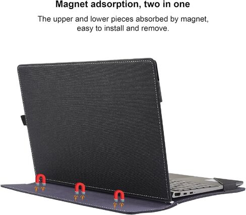 Laptop Case Cover for Lenovo ThinkBook 16 G8 IRL / G7 IML ARP for ThinkBook 16 G6 IRL ABP [Do Check Model] Detachable Notebook Sleeve Bag PU Accessories with Heat Dissipation Hole (Light Blue) in Saudi Arabia