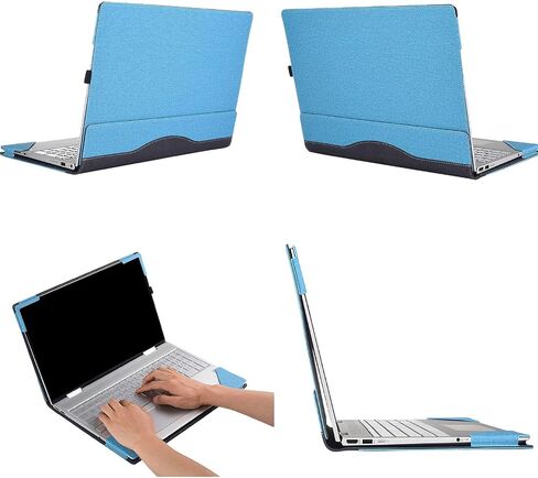 Laptop Case Cover for Lenovo ThinkBook 16 G8 IRL / G7 IML ARP for ThinkBook 16 G6 IRL ABP [Do Check Model] Detachable Notebook Sleeve Bag PU Accessories with Heat Dissipation Hole (Light Blue) in Saudi Arabia