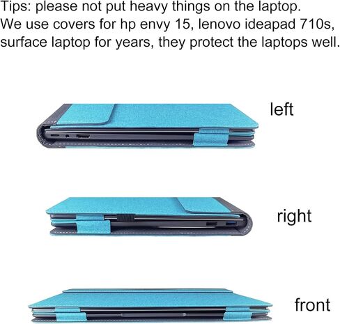 Laptop Case Cover for Lenovo ThinkBook 16 G8 IRL / G7 IML ARP for ThinkBook 16 G6 IRL ABP [Do Check Model] Detachable Notebook Sleeve Bag PU Accessories with Heat Dissipation Hole (Light Blue) in Saudi Arabia