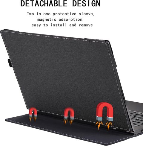 Laptop Cover Case for Lenovo ThinkBook 16 G8 IRL & for G7 ARP IML QOY & for ThinkBook 16 G6 ABP/IRL Sleeve [not for Other Models],PU Leather 16 inch Protective Notebook PC Bag (Dark Grey) in Saudi Arabia