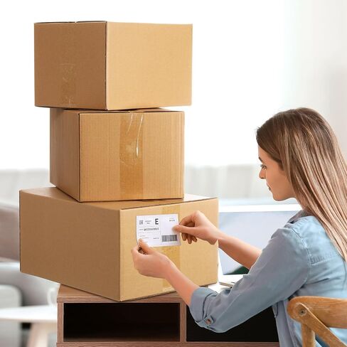 32 Pack 4 Sizes Shipping Boxes Mailers Corrugated Cardboard Box Kraft Mailing Boxes Small Packing Box with Packaging Tape for Shipping Packing Mailing (Kraft Color) in Saudi Arabia