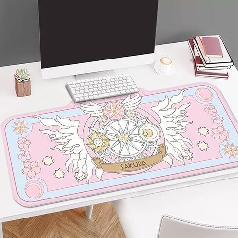Anime Mouse Pad Kawaii Desk Pad Xlarge Size Kawaii Desk Cccessories Gaming Mousepad Kawaii Decor in Kuwait