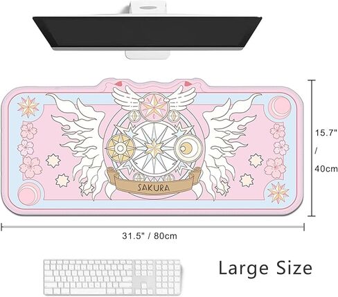 Anime Mouse Pad Kawaii Desk Pad Xlarge Size Kawaii Desk Cccessories Gaming Mousepad Kawaii Decor in Kuwait