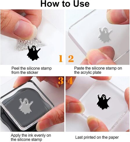 Globleland Comic Cat Clear Stamp for Scrapbooking Halloween Pumpkin Silicone Stamps Funny Cat Frayplent Stamp in Saudi Arabia