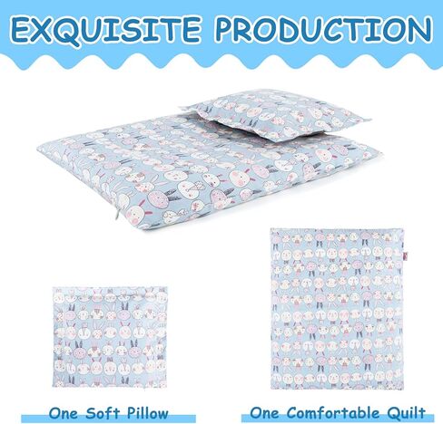 2-PC مجموعة دمية الفراش مع المعزي والوسادة ، وملحقات فراش دمية طباعة قابلة للانعكاس ، وتناسب دمى الفتيات الأمريكية وغيرها من دمى 18 بوصة in Kuwait