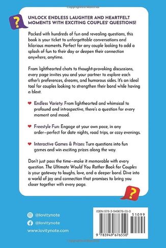 The Ultimate Would You Rather Book for Couples: Fun Questions to Spark Laughter and Meaningful Conversations in Saudi Arabia