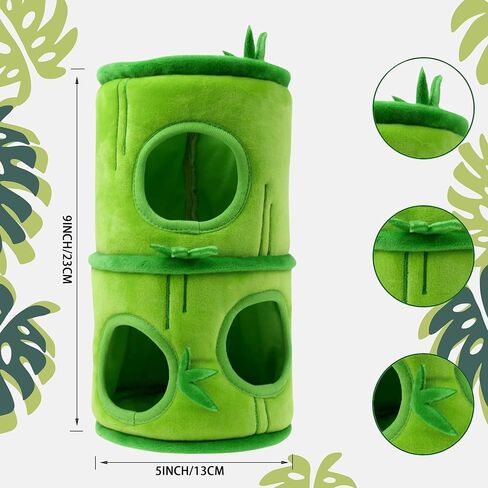 Dog Hide and Seek Toys Puppy Chew Squeaky Toys Plush Mushroom&Bamboo&Shell Hideout Stuffing with Squeakers Animals (Mushroom Hideout with 5 Hedgehog Brown) in Saudi Arabia
