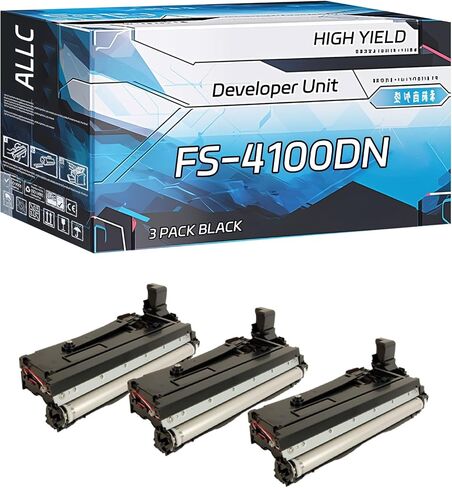 ALLC Compatible for Kyocera FS-4100DN Developer Unit Work for Kyocera ECOSYS M3040idn M3145idn M3540idn M3550idn M3560idn M3645idn M3655idn Printers (3 Pack Black) in Saudi Arabia