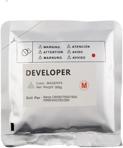 500g Developer Powder Refill Compatible with DC DocuColor 7550 7500 5065 242 252 260 Printers(1pcs Yellow 500G) in Saudi Arabia