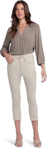 NYDJ Women's High-Rise Ami Skinny Capri, Optic White in Saudi Arabia