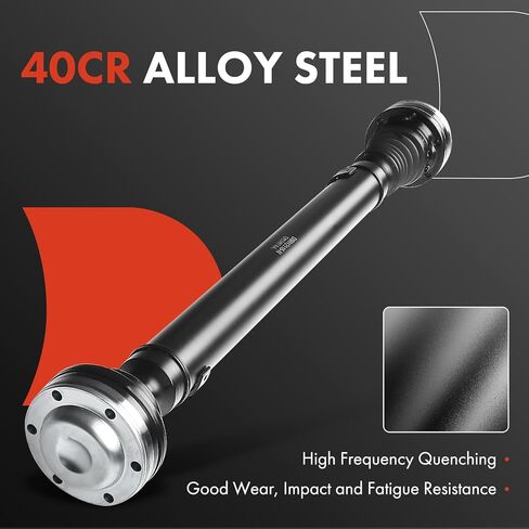 A-Premium Front [ناقل حركة أوتوماتيكي 4WD] عمود محرك عمود المروحة متوافق مع Jeep Liberty 2002 2003 2004 2005 2006 2007 V6 3.7L، استبدال # 52111596AB 52111596AA in Kuwait