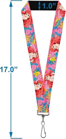 Buckle Down Lanyard-1.0-Ariel/flounder/Fish Trio Poses Pinks in Saudi Arabia