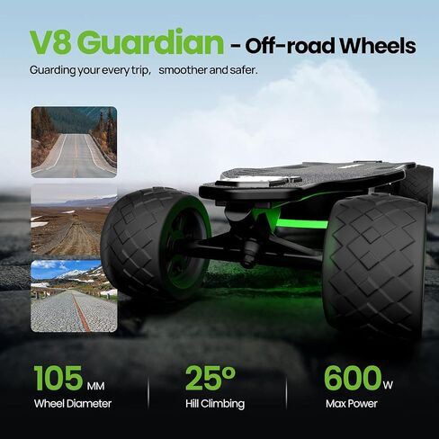 isinwheel V4/V6/V6pro/V8/V10 Electric Skateboard with Remote, 250W/450W/500W/1200W/3000W Brushless Motor, 9Mph/12Mph/30 Mph /32Mph Top Speed, Electric Longboard for Adults ＆Teens in Saudi Arabia