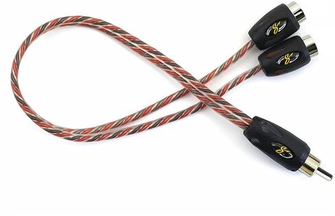 Stinger SI42YF 2-Channel 4000 Series RCA Y-Adapter Cable (2 Female to 1 Male) in Saudi Arabia