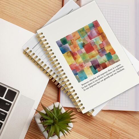 دفتر المعالجات في علم النفس ، دفتر دفتر المجلة ، لوازم مكتب علاج الصحة العقلية ، مستشار المدرسة خمر الفراشة غلاف دفتر حلزوني 5.5x8.3 بوصة in Saudi Arabia