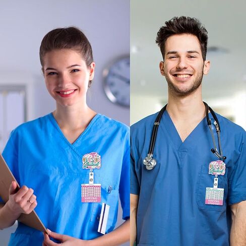 Nursing Student Badge Reel and Buddy,Badge Reel Retractable Badge Clip with w/Height & Weight Conversion Charts, Gifts for Nurse Student Doctor Medical Assistant Badge Accessories in Saudi Arabia