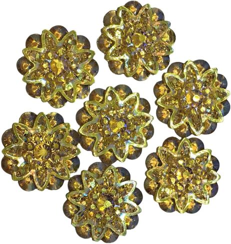 Lmlliang 10pc Sew On Rhinestone Liht Blue Leaf Shape Flat Back Resin Cabochon Cameo for Jewelry Making DIY Bags Hair Clip Phone Craft Shoes Jewelry Making Decoration20mmx38mm in Saudi Arabia