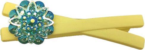 Lmlliang 10pc Sew On Rhinestone Liht Blue Leaf Shape Flat Back Resin Cabochon Cameo for Jewelry Making DIY Bags Hair Clip Phone Craft Shoes Jewelry Making Decoration20mmx38mm in Kuwait