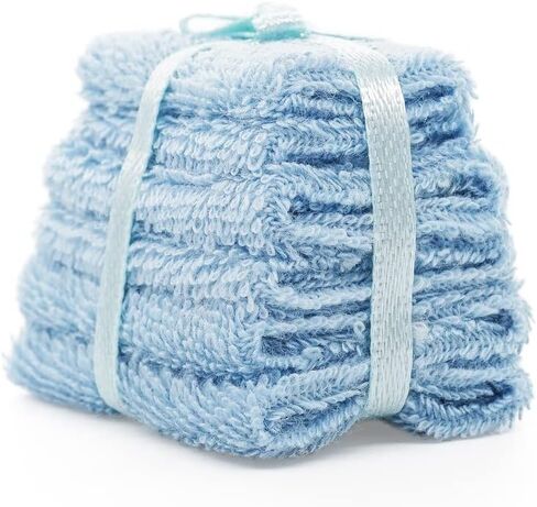Odoria 1/12 Miniature Bathroom Towels Dollhouse Decoration Accessories, Blue in Kuwait