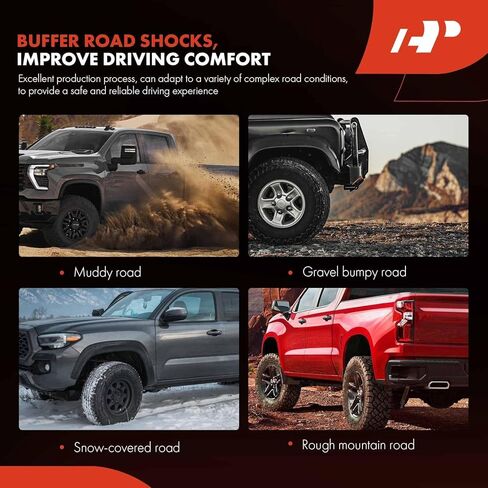 طقم تعليق أمامي A-Premium 13 قطعة AWD 4WD، لسيارة Chevy GMC Silverado 1500 Sierra 1500 Suburban Avalanche Tahoe Yukon XL Escalade EXT ESV، ذراع التحكم العلوي، وصلة كروية سفلية، وصلة قضيب ربط نهاية قضيب in Kuwait