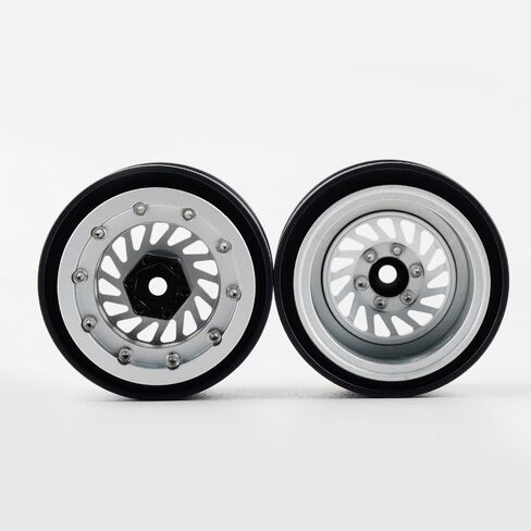 DJX TRX4MT Wheel Rims Aluminum Deep Dish Wheels for 1/18 Traxxas TRX-4MT F-150 K10 RC Monster Truck Upgrade Parts(Blue) in Saudi Arabia