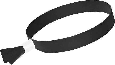 100 Pack Cloth Event Wristband,Color Wristbands Without Logo Resistant, Suitable for Lightweight Concert Wrist Strap for Activities, Parties (Color : White) in Saudi Arabia
