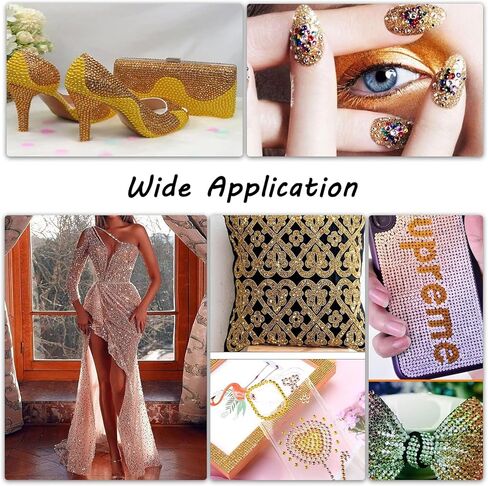 25000pcs Gold AB Rhinestones bulk Flatback ، 3 مم/4 مم/5 ملم من أحجار الكريستال المستديرة من الكريستالي in Kuwait