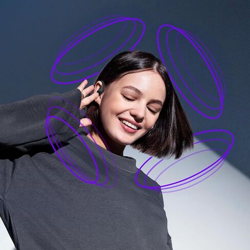 occiam Wireless Earbuds with Charging Case, Auto Pairing, Flexible Earhooks, for Running and Sports, Dual LED Battery Display Brown in Saudi Arabia