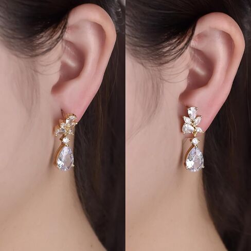 Earring Backs Replacements,AKRUWERLY 4PCS Dainty Round Shape Earring Lifter Backings for Droopy Ears,Locking Earlobe Support Backers for Heavy Earings Flat Backstop for Studs, Mixed Color in Kuwait