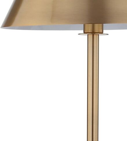 Jonathan y jyl6005b Roxy 60 "مصباح أرضي LED المعدني معاصر ، انتقالي لغرف النوم ، غرفة المعيشة ، المكتب ، القراءة ، Brassedbrass ، النحاس الذهب in Saudi Arabia