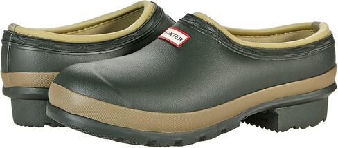 Hunter Gardener Neo Lined Clogs for Women - Synthetic Upper with Textile Lining, Slip-On Construction, and Rubber Outsole Black 11 M in Saudi Arabia