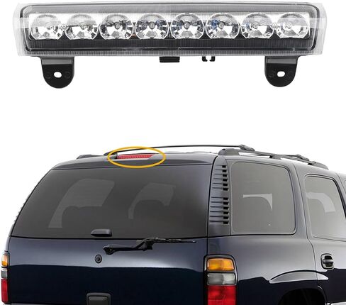 Dasbecan LED 3rd High Mount Brake Light Brake Light Carge Light Compatible with 2000-2006 Chevrolet Suburban 1500/2500 Tahoe GMC Yukon 1500/2500 Replaces# 15170955 923-203 S47001 in Kuwait