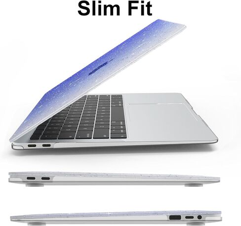 AKIT Compatible with MacBook Pro 14 inch Case Sparkly 2025-2021 M4 M3 M2 M1 Pro Max A3112 A3185 A3401 A2918 A2992 A2779 A2442, Glossy Glitter [Anti-Cracking] Hard Shell Laptop Case Cover, Colorful in Kuwait
