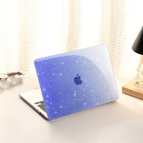 AKIT Compatible with MacBook Pro 14 inch Case Sparkly 2025-2021 M4 M3 M2 M1 Pro Max A3112 A3185 A3401 A2918 A2992 A2779 A2442, Glossy Glitter [Anti-Cracking] Hard Shell Laptop Case Cover, Colorful in Kuwait