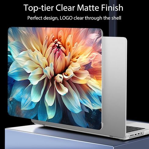 Mektron Ultra Thin Printed Case لـ MacBook Pro 14 Inch 2024 الإصدار M4 A3112 A3401 A3185 FITS 2023 2021 M3 A2918 A2992 M2 A2779 M1 A2442 in Saudi Arabia